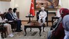 Diyanet İşleri Başkanı Erbaş, Müslüman olan 11 ABD vatandaşını kabul etti