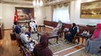 Diyanet İşleri Başkanı Erbaş, Müslüman olan 11 ABD vatandaşını kabul etti