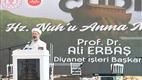 Diyanet İşleri Başkanı Erbaş, Şırnak'ta "Cudi Hz. Nuh'u Anma Merasimi"ne katıldı