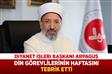 Diyanet İşleri Başkanı Arpaguş, din görevlilerinin haftasını tebrik etti