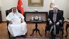 Diyanet İşleri Başkanı Arpaguş, Katar Vakıflar ve İslam İşleri Bakanı Ghanim ile görüştü