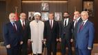 KKTC Başbakanı Üstel, Diyanet İşleri Başkanı Arpaguş’u kabul etti