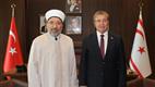 KKTC Başbakanı Üstel, Diyanet İşleri Başkanı Arpaguş’u kabul etti