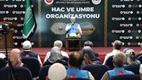 Diyanet İşleri Başkanı Arpaguş, hac organizasyonunda görevli personelle bayramlaştı