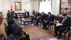 Diyanet İşleri Başkanı Arpaguş, Cibuti Din İşleri ve Vakıflar Bakanı Barreh’i kabul etti