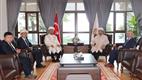 Diyanet İşleri Başkanı Arpaguş, Kırgızistan Müslümanları Dini İdaresi Başkanı Zakirov’u kabul etti