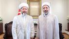 Diyanet İşleri Başkanı Arpaguş, Kazakistan Müslümanları Dini İdaresi Başkanı Taganuly’yi kabul etti